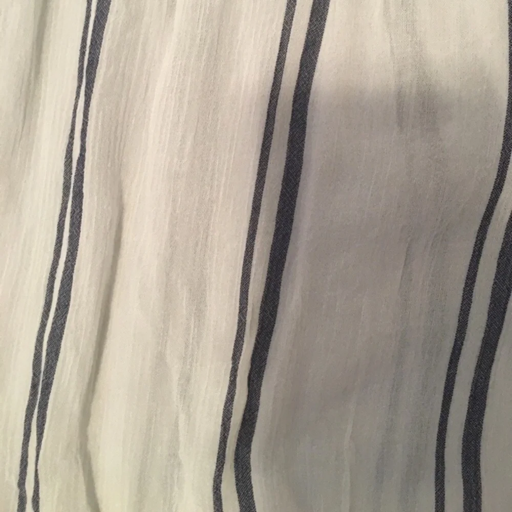 NWOT off the shoulder striped white and blue top